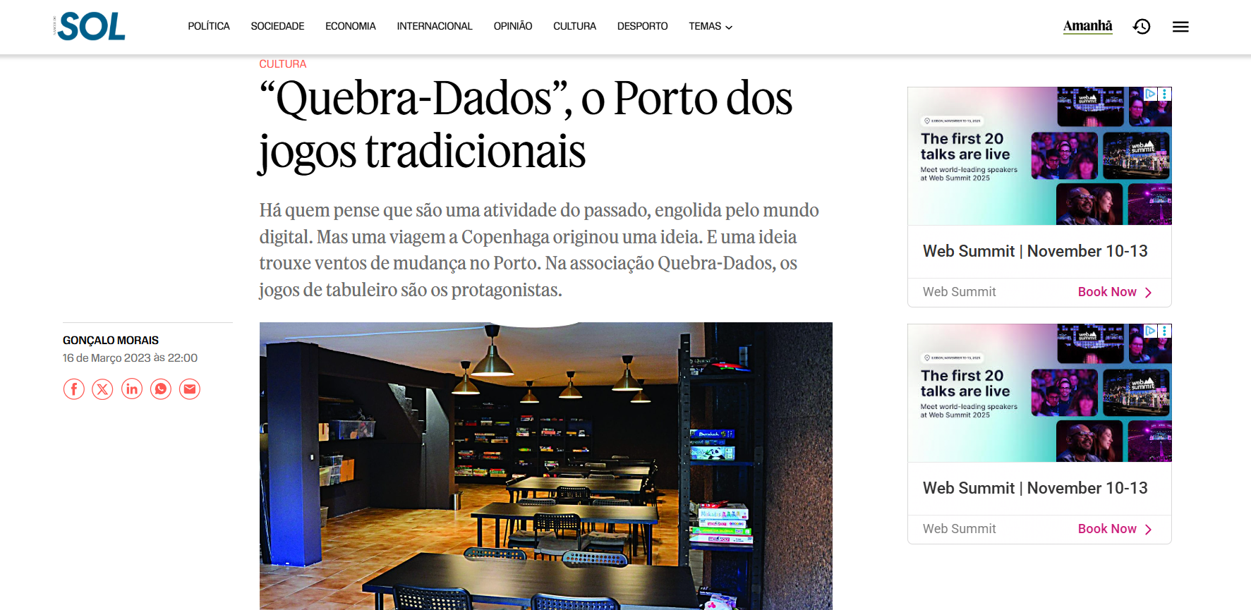 Quebra-Dados nas notícias